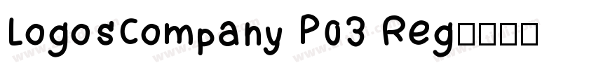 LogosCompany P03 Reg字体转换